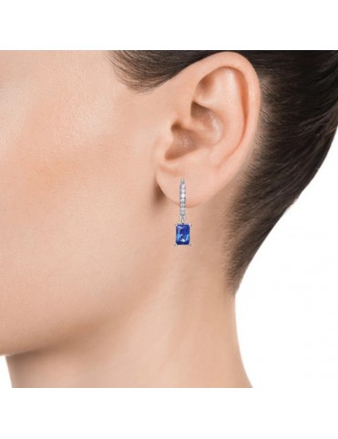 Pendientes Viceroy con Baño de Plata y Circonitas 13154E000-33