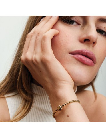 Pulsera Pandora Moments Cadena de Serpiente con Cierre de Barril 563390C00-18