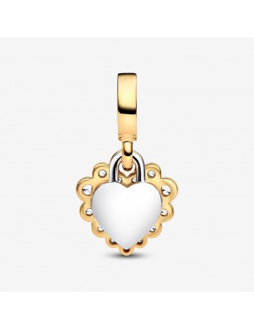 Charm Colgante Doble Corazón Brillante 763765C01