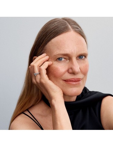 Anillo Pandora Corazón Doble Banda 193100C01-56