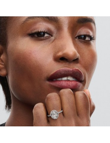 Anillo Pandora Halo Ovalado Brillante 193777C01-54