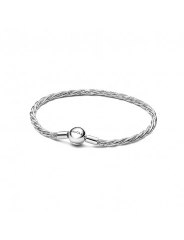 Pulsera Pandora Trenzada con Cierre de Bola 593757C00-18