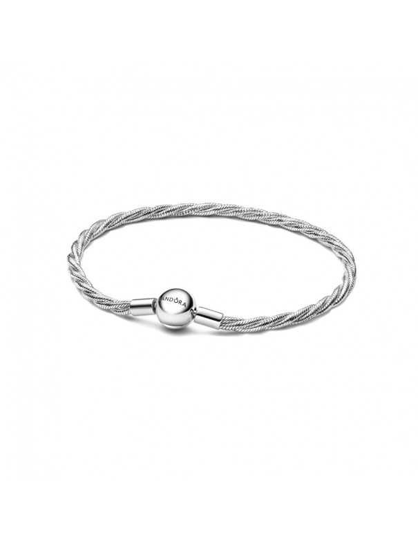 Pulsera Pandora Trenzada con Cierre de Bola 593757C00-19