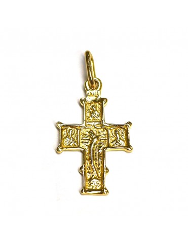 Cruz Bizantina Oro Amarillo...