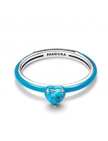 Anillo Pandora Gema Corazón...