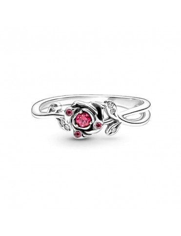 Anillo Pandora Rosa de la Bella y la Bestia de Disney 190017C01-50
