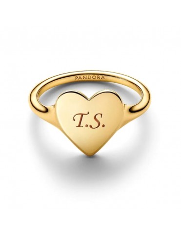 Anillo Pandora Corazón Grabable 163988C00-54