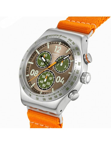 Reloj SWATCH VACATION TIME Naranja YVS101