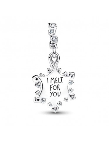 Charm Pandora Colgante Doble Copo de Nieve Opalescente 794142C01
