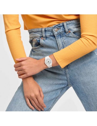 Reloj SWATCH Just White Soft SO28W107-S14