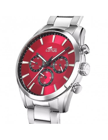 Reloj LOTUS Hombre Chrono con Esfera Roja 18922/5