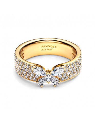 Anillo Pandora Ancho Mariposa Brillante 164270C01-52