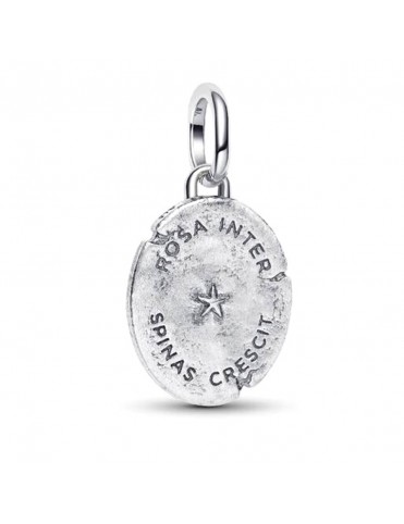 Charm Pandora Medallón y Rosa 764087C00