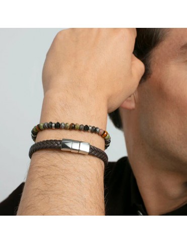 Pulsera Viceroy Acero y Piedras Naturales 14314P01011