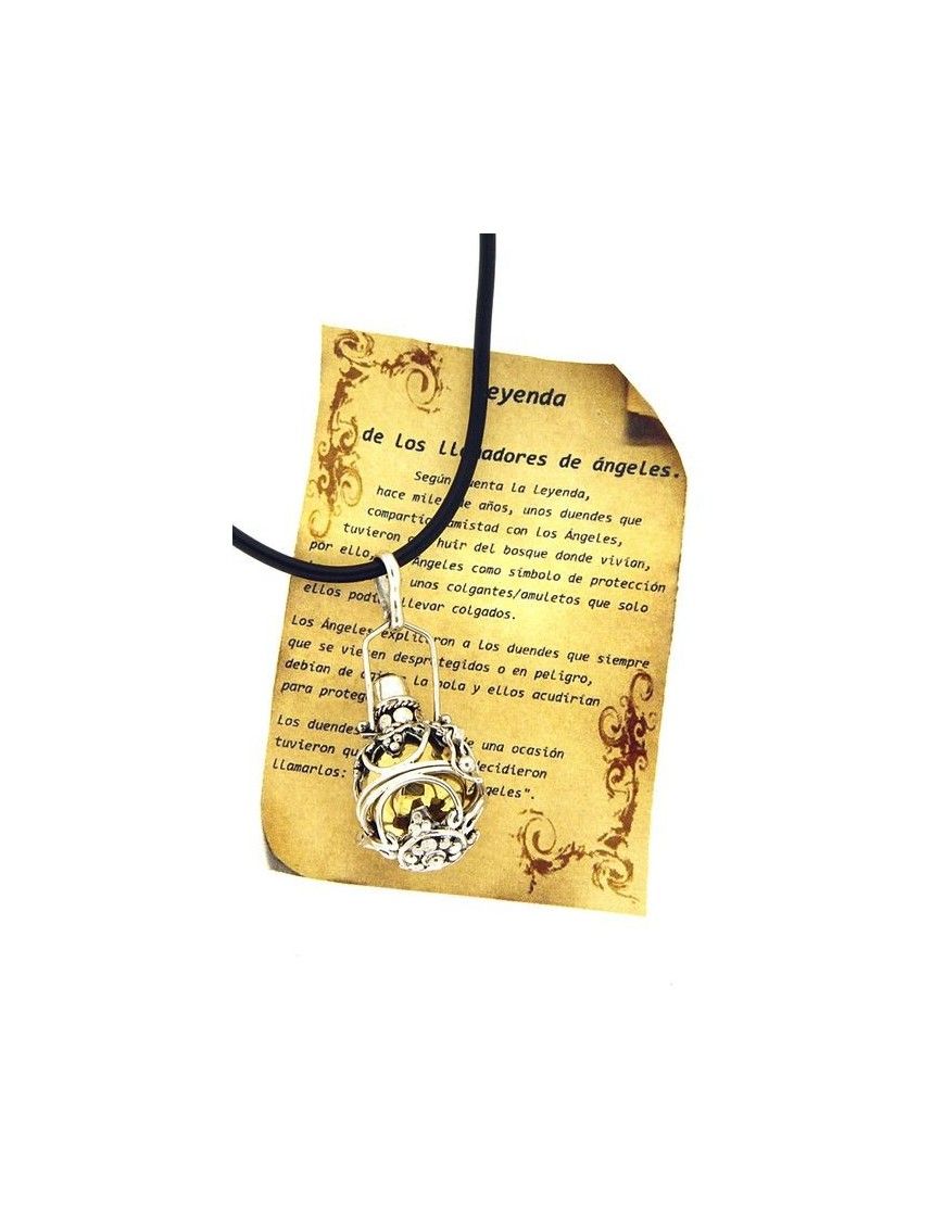 COLGANTE LLAMADOR DE ANGEL PLATA MUJER PC3411