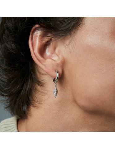 Pendientes Viceroy Hombre Acero Criolla con Colgante 14338E01000