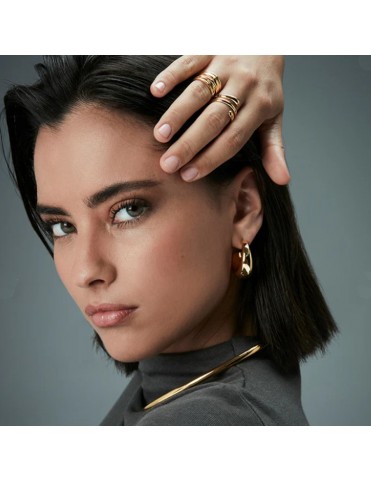 Anillo Viceroy Mujer Acero Dorado Hélice 15197A01812