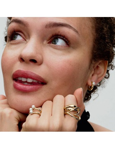 Anillo Pandora Corazón Forma Orgánica 163288C00-50