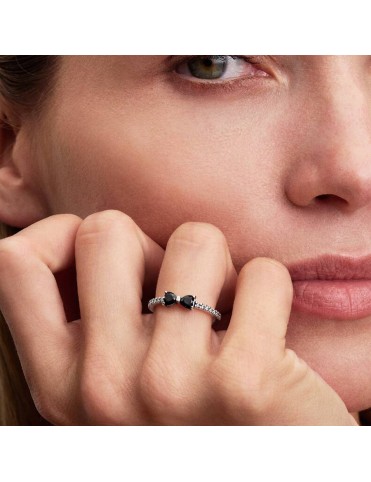 Anillo Pandora Lazo Negro Brillante 193510C03-56