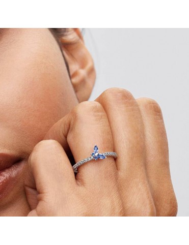Anillo Pandora Mariposa Azul Brillante 194269C01-56