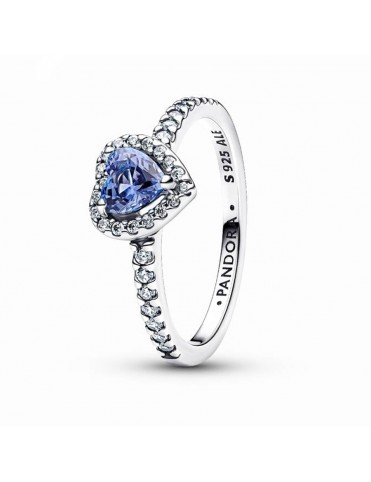 Anillo Pandora Corazón Azul...