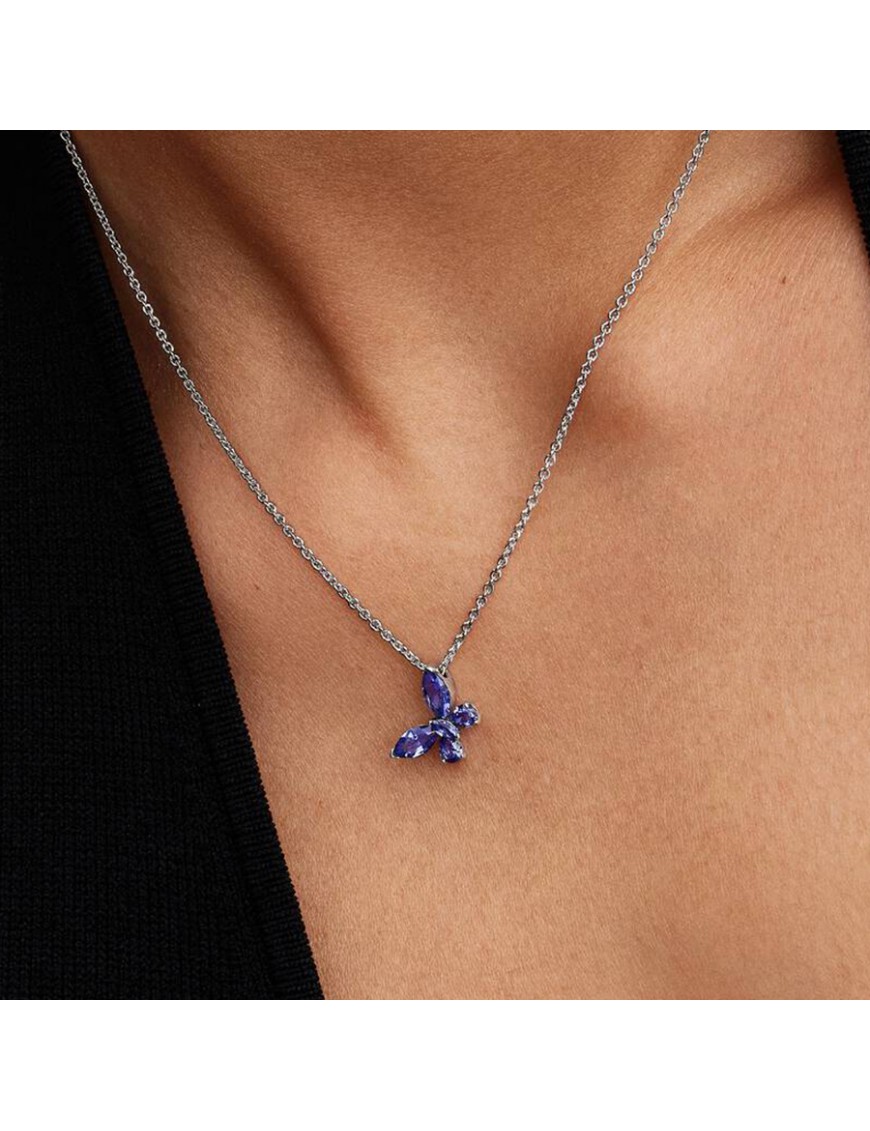 Collar Pandora Mariposa Azul 394232C01-45