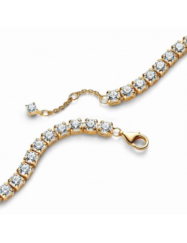 Pulsera Pandora Tenis Ancha Brillante 563539C01-18