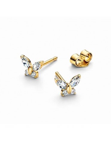 Pendientes Pandora de Botón Mariposa 264264C01