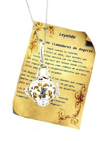 COLGANTE LLAMADOR DE ANGEL PLATA MUJER 29/229