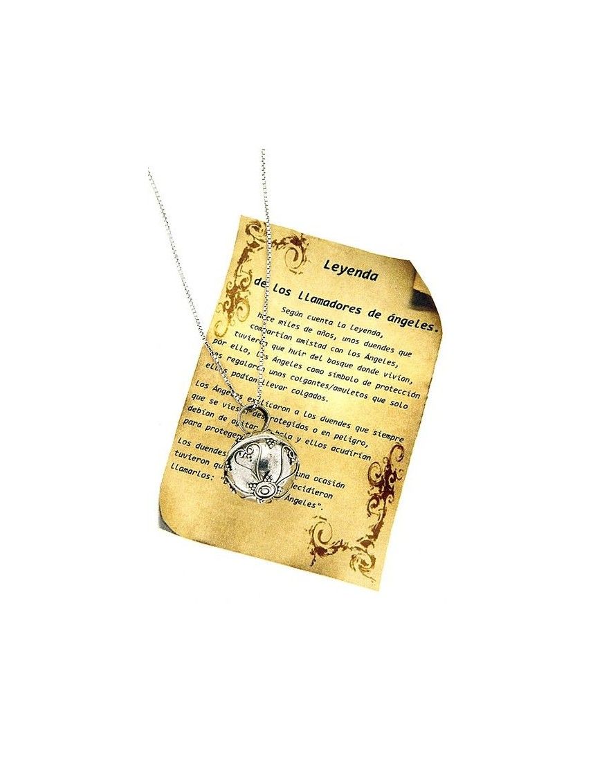 COLGANTE LLAMADOR DE ANGEL PLATA MUJER 17/131