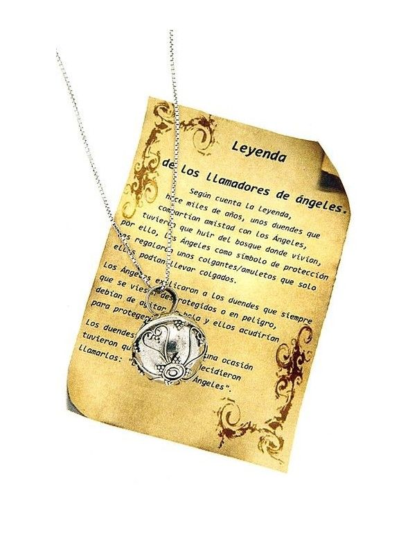 COLGANTE LLAMADOR DE ANGEL PLATA MUJER 17/131