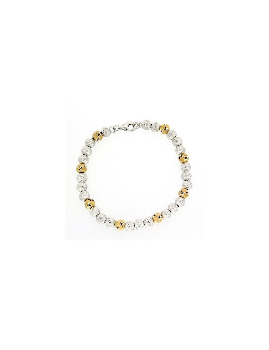 PULSERA PLATA BICOLOR MUJER 1BBCD
