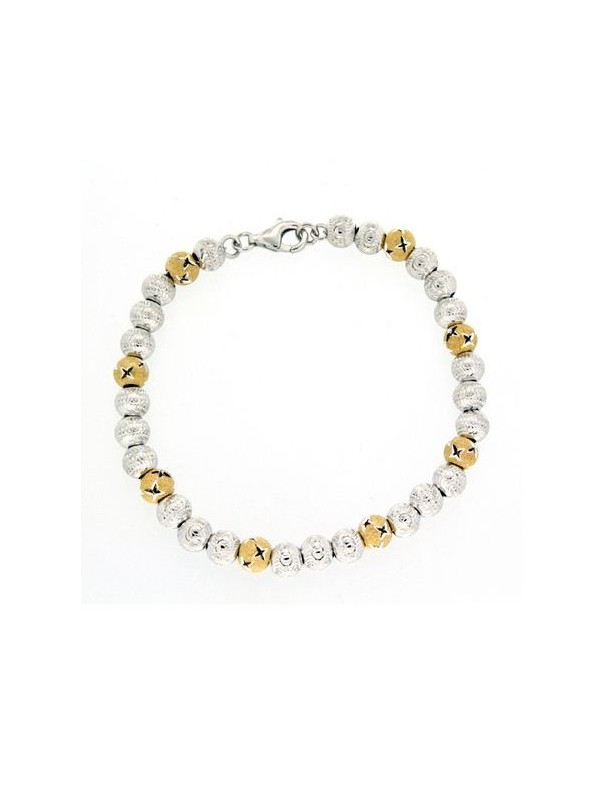 PULSERA PLATA BICOLOR MUJER 1BBCD