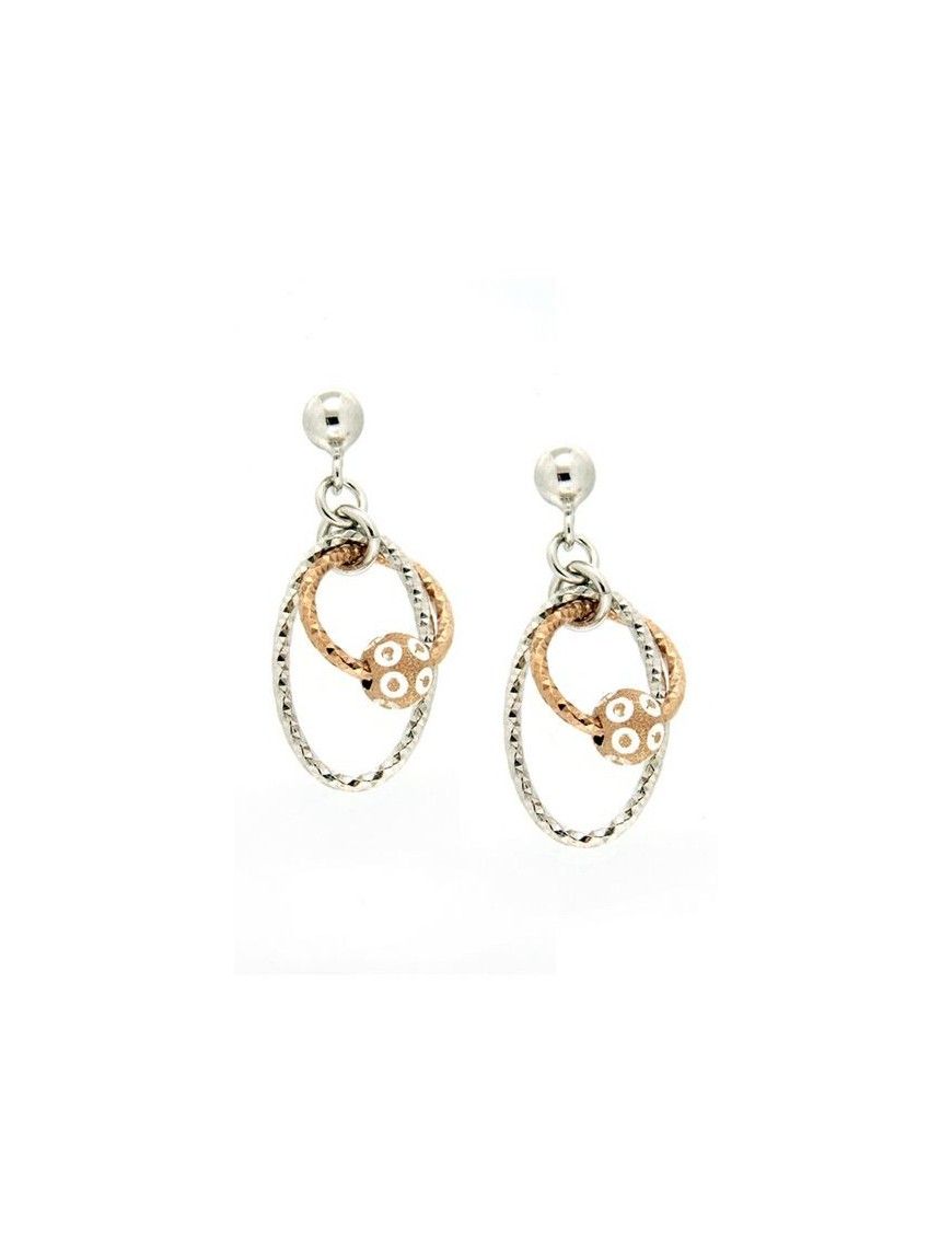 PENDIENTES PLATA BICOLOR MUJER OR P6CD