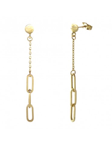 Pendientes Oro Cadena y...