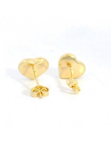 Pendientes Oro Corazón 9mm 00112