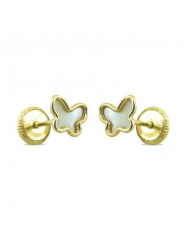 Pendientes Oro Mariposa...