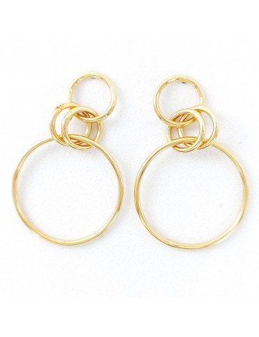 Pendientes Oro Largos Aros...