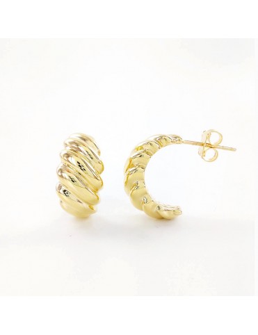 Pendientes Oro Medio Aro...