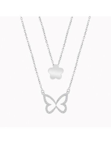 Collar Lotus Silver Plata...