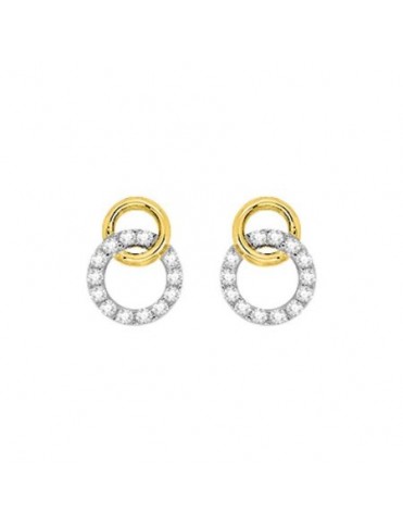 Pendientes Oro 9KTS Círculo...