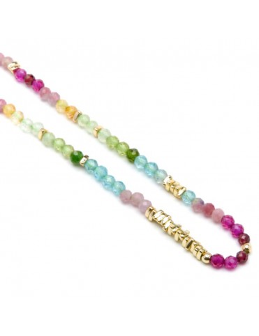 Collar Luxenter Ane Plata Crital Multicolor NXA586YC2000