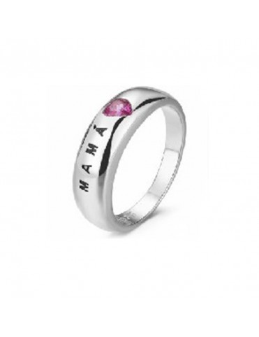 Anillo Plata Mamá con...