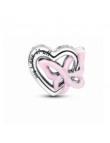 Charm Pandora Corazón y Mariposa Entrelazados 794475C01