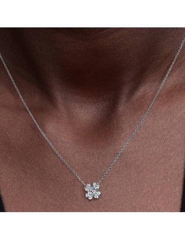 Collar Pandora Trébol de la Suerte Brillante 394502C01-45
