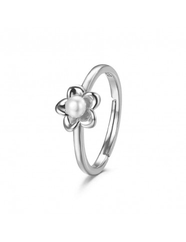 Anillo Abierto Flor con...