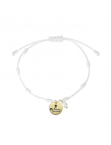 Pulsera Hilo Blanco Primera...