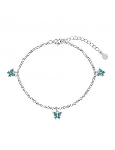 Pulsera Plata Mariposas...