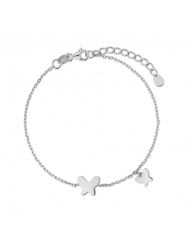 Pulsera Plata Mariposas...