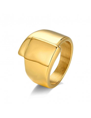 Anillo Acero Chapado...